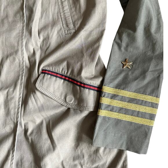 Vintage Women’s Green Cargo Military Jacket Size Small - Picture 4 of 8